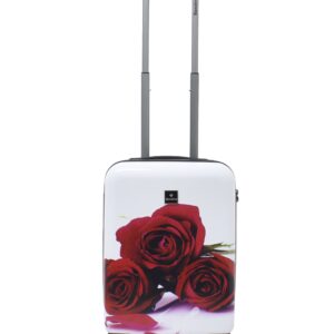 Saxoline Koffer "Roses", mit praktischem Zahlenschloss