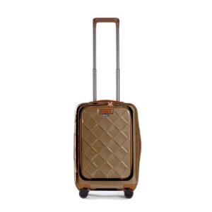 Stratic Handgepäck-Trolley Leather&More - Hartschalen-Koffer S (mit Vortasche, 4 Rollen