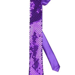Widdmann Krawatte Krawatte Pailletten violett Krawatte in mittlerer Breite für jeden Zweck