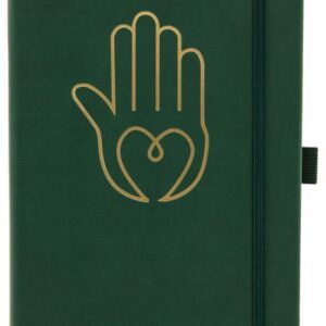 Yoga Schreibbuch grün 'Buddhas Hand'