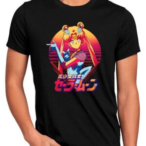 style3 Print-Shirt Herren T-Shirt Pretty Soldier sailor moon anime manga cosplay crystal