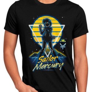 style3 Print-Shirt Herren T-Shirt Sailor Mercury sailor moon anime manga cosplay crystal