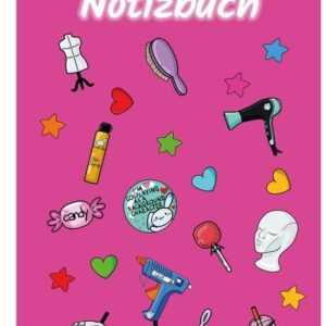 A 4 Notizblock Manga Items, pink, blanko