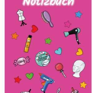 A 4 Notizblock Manga Items, pink, liniert