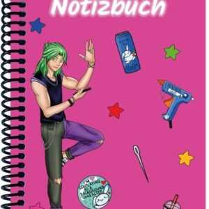 A 4 Notizbuch Manga Quinn, pink, liniert