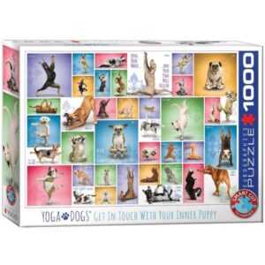 Eurographics 6000-0954 - Yoga Hunde , Puzzle, 1.000 Teile