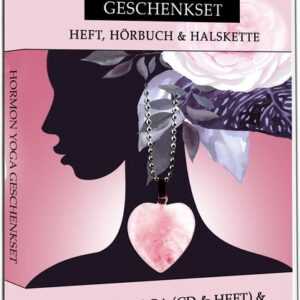 Hormon Yoga Geschenkset: Hörbuch, Heft & Halskette