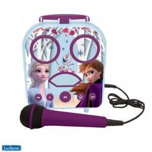 Lexibook® Karaoke tragbarer Koffer Bluetooth Lautsprecher Disney Frozen CD-Player