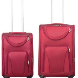 MONOPOL® Trolleyset 2-teilig - 68cm und 55cm - 4 Rollen - mit Dehnfalte - in 4 Farben - Koffer - Reisegepäck