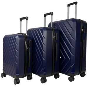 MTB Koffer Hartschalenkoffer ABS Reisekoffer (Handgepäck-Mittel-Groß-Set)