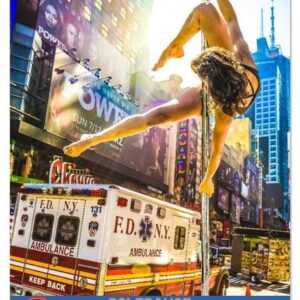 Poledance auf New Yorks Straßen (Tischkalender 2024 DIN A5 hoch), CALVENDO Monatskalender