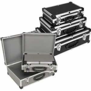 Rahmen Koffer Set 3 Stück schwarz oder hellgrau - Werkzeugkoffer Aluminium Rahmen - leichte Qualität - Länge - Anndora
