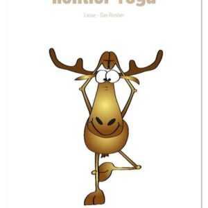 Rentier Yoga (Tischkalender 2024 DIN A5 hoch), CALVENDO Monatskalender