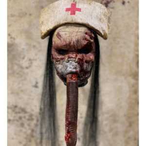 Silent Nurse Horror Maske für Halloween