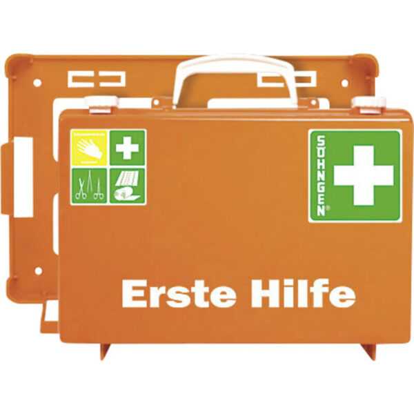 Söhngen 0301138 Erste-Hilfe-Koffer sn-cd Norm 310 x 210 x 130 Orange