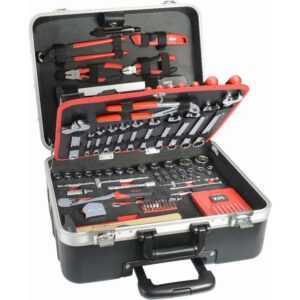 Trolley-Koffer + 136 Werkzeuge SAM OUTILLAGE Schlüsselverschluss - CP-136N