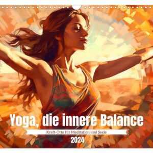 Yoga, die innere Balance (Wandkalender 2024 DIN A3 quer), CALVENDO Monatskalender