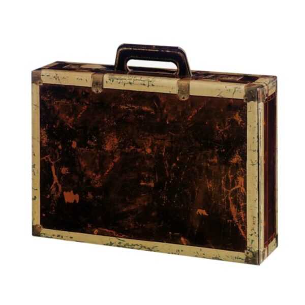 25 x Geschenkbox "Koffer" mit Griff für 3 Flaschen 250 x 91 x 360 mm