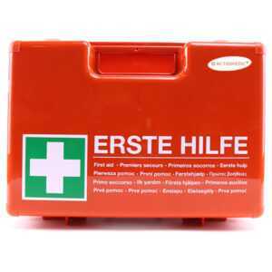 Actiomedic - Verbandskoffer / Erste Hilfe Koffer san din 13169 Schlag- und bruchfest