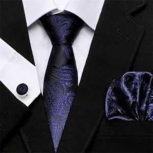 ÄBÄMERKEM Krawatte Herren Krawatte Geschenkset, Krawatte mit Jacquard-Stickerei Business/Graduierung/Hochzeitskrawatte