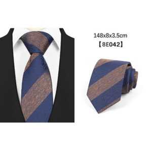 ÄBÄMERKEM Krawatte Herren Krawatte,Krawatte mit Jacquard-Stickerei,Anzug-Zubehör 8cm, Business-/Abschluss-/Hochzeitskrawatten