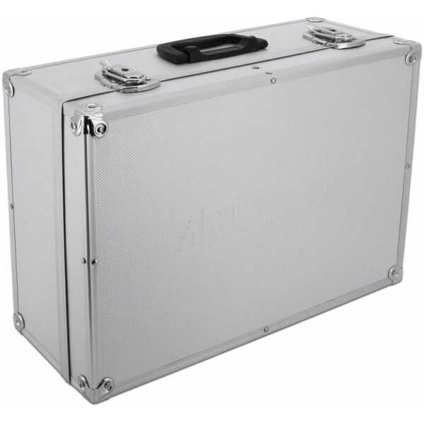 Aluminium-Koffer (LxBxH) 45 x 32 x 17,5 cm Alukoffer Koffer Farbe Silber / Alu Werkzeug Kasten Box