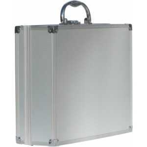Aluminium Koffer Silber Würfelschaum LxBxH 300 x 250 x 100 mm