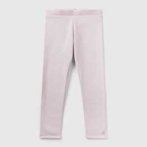 Benetton, Warme Angeraute Leggings, größe XL, Pink, female