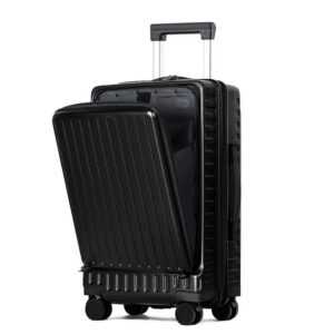 CALIYO Koffer Hartschalen-Trolley Luxe Koffer Trolleys PC Handgepäck Koffer, 4 Rollen, Trolley Rollkoffer Reisekoffer Erweiterbar mit Laptopfach