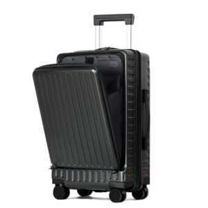 CALIYO Koffer Hartschalen-Trolley Luxe Koffer Trolleys PC Handgepäck Koffer, 4 Rollen, Trolley Rollkoffer Reisekoffer Erweiterbar mit Laptopfach