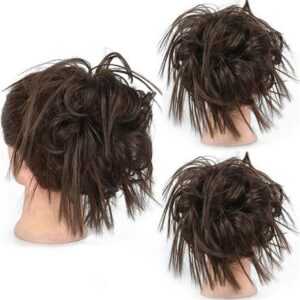 Coonoor Echthaarperücke Hair Extension Haarverlängerung Haarteil Haargummi