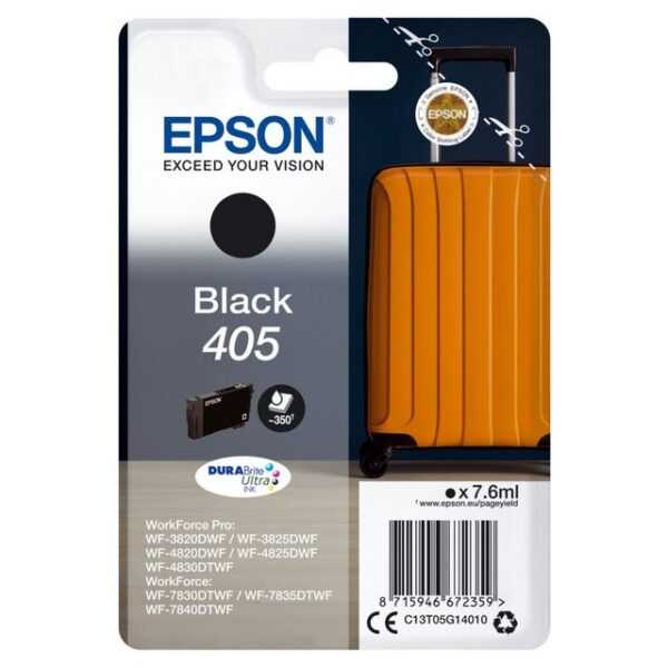 Epson 405 Koffer schwarz Druckerpatrone Nachfülltinte (x)