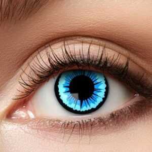 Eyecatcher Farblinsen Engel, Farbige Linsen ohne Stärke, blau