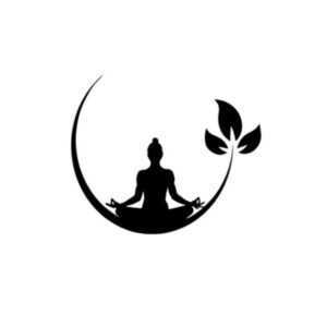FIDDY Wandsticker Yoga-Meditation-Wandaufkleber-Silhouette (1 St)