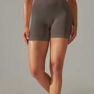 FIDDY Yogashorts Einfarbige hochelastische Yoga-Shorts