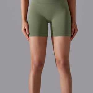 FIDDY Yogashorts Nahtlose Crossover-Sport-Yoga-Shorts
