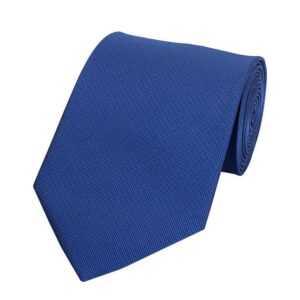 Fabio Farini Krawatte Herren Krawatte Blautöne - verschiedene Blaue Männer Schlips in 8cm (ohne Box, Kariert) Breit (8cm), Chroma Blue/Black