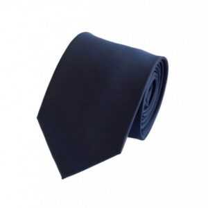 Fabio Farini Krawatte elegante Dunkelblaue Herren Krawatten - Schlips in 8cm (ohne Box, Unifarben) Breit (8cm), Cobalt Blue