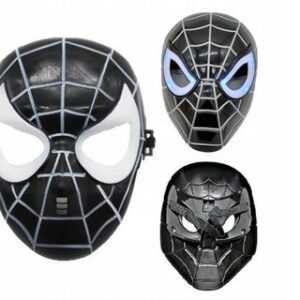 Festivalartikel Verkleidungsmaske Spider-Man Venom LED-Maske für Bälle & Halloween - Robust & Leicht, (1-tlg)