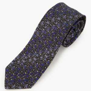 JP1880, Seiden-Krawatte, florales Muster, Extralänge, 7,5 cm breit