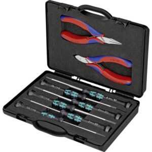 Knipex Werkzeugset Elektronik-Werkzeugsortiment 8tlg, im Koffer