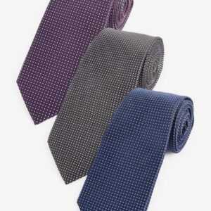 Next Krawatte Krawatte im Multipack, 3er-Pack (4-St)