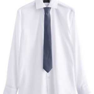 Next Langarmhemd Signature Slim Fit Hemd mit Krawatte im Set (2-tlg)
