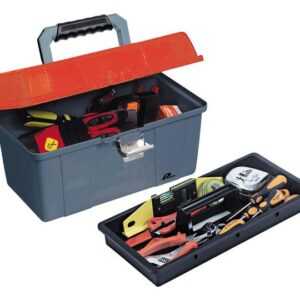PLANO Werkzeugkoffer, Kunststoff-Koffer 230 x 420 x 230 mm