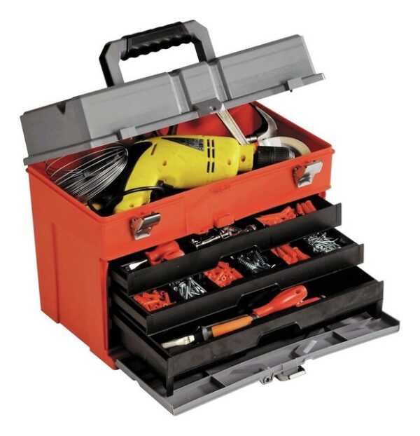 PLANO Werkzeugkoffer, Schubladen-Koffer 440 x 300 x 250 mm
