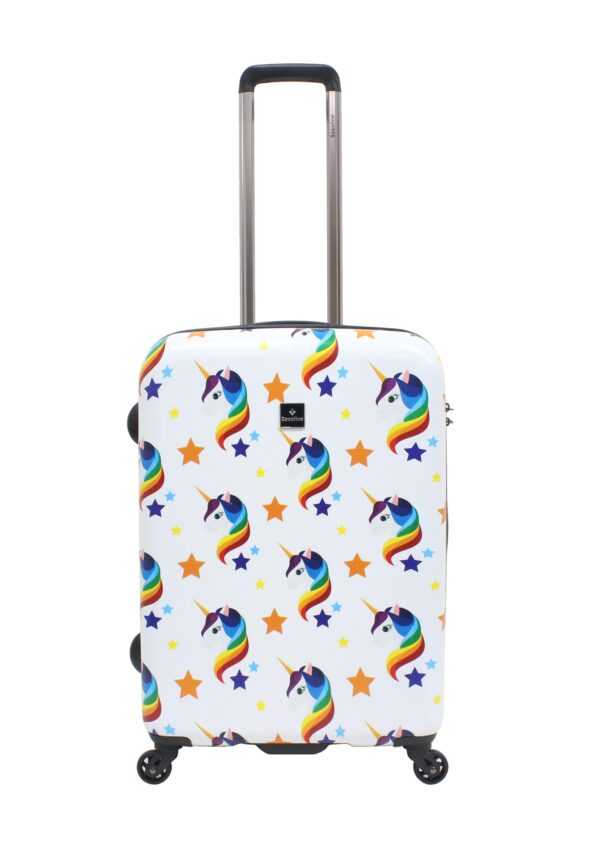Saxoline Koffer "Unicorn", mit praktischem Zahlenschloss