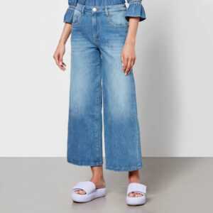 Seventy + Mochi Gracie Cropped Denim Wide-Leg Jeans - W29