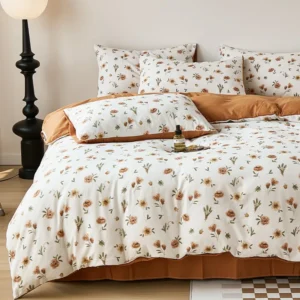 Super soft class A mother and baby grade four-piece skin-friendly cotton suite small fresh bedding suite