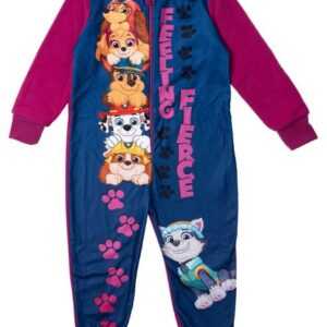 United Labels® Jumpsuit Paw Patrol Jumpsuit Mädchen Overall Pyjama Schlafanzug Pink/Blau