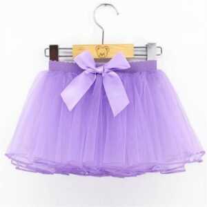 Wrathquake Tüllrock Kinder-Ballerina-Prinzessinnenkleid mit Netzschleife, Partykleid